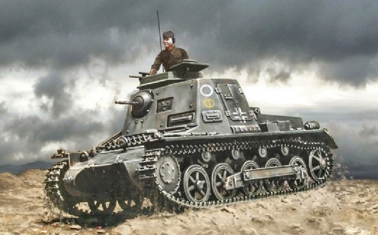 Image 0 of Italeri 1/72 SdKfz 265 Kleine Panzerbefehlswagen Tank Plastic Model Kit 7072