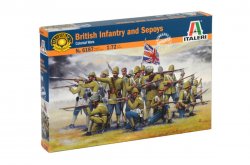 Italeri 1/72 British Infantry & Sepoys Soldiers Colonial Wars Set 6187