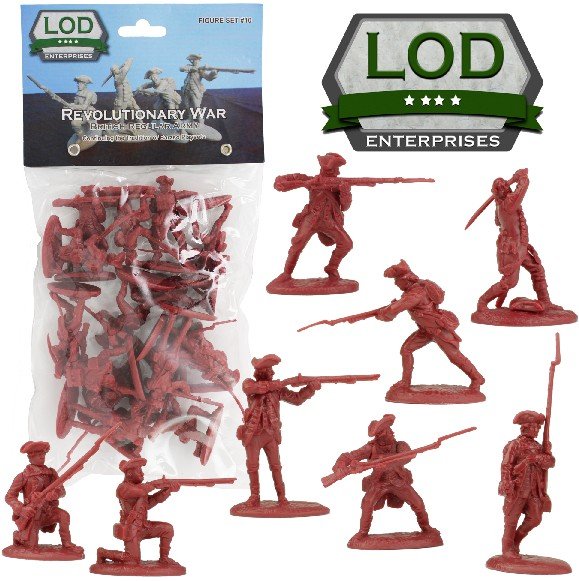 Image 0 of LOD 	1/32 Revolutionary War British Regular Army Playset