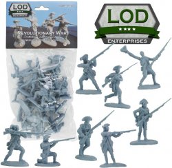 LOD	1/32 Revolutionary War American Regular Army Playset