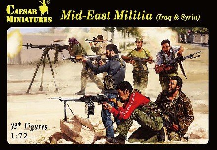 Image 0 of Caesar Miniatures 1/72 Modern Mid-East Iraq Syria Militia Set H101 