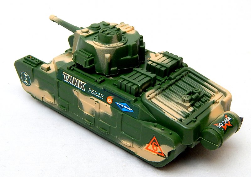 Image 1 of World War II British Matilda Type Green Plastic Tank 