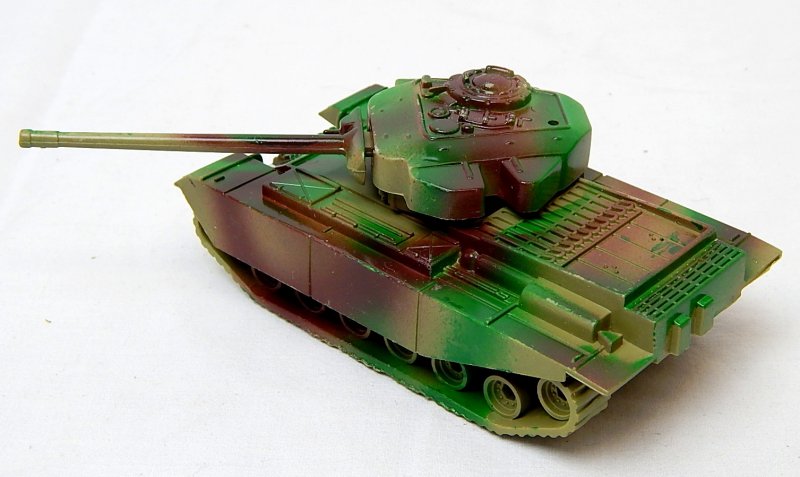 Image 1 of Modern British Centurion Style Green Camo Plastic Tank