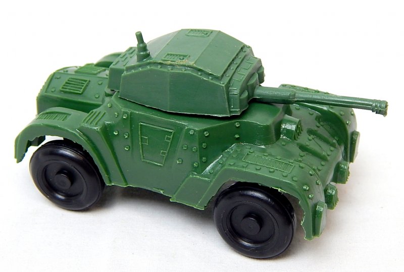 Image 0 of World War II Style Green Plastic Armored Car