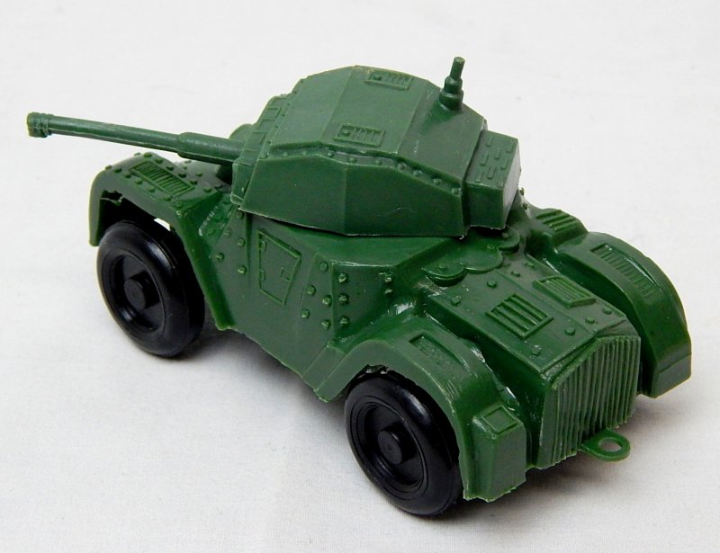 Image 1 of World War II Style Green Plastic Armored Car