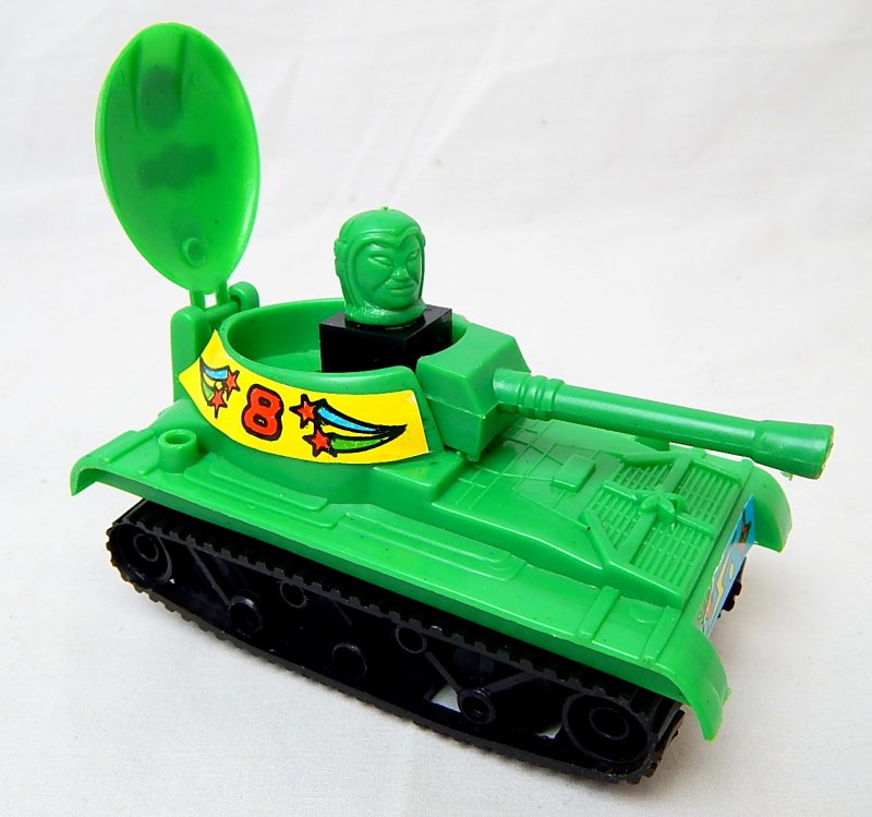 Image 0 of Self Propelled Assault Gun Green Plastic 'Space' Tank