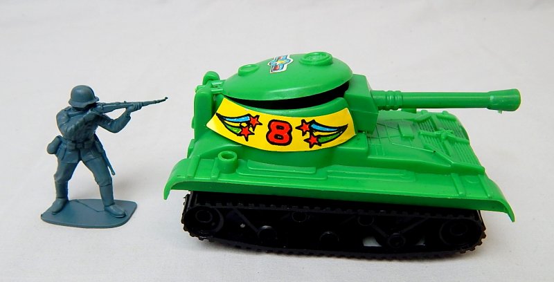 Image 2 of Self Propelled Assault Gun Green Plastic 'Space' Tank