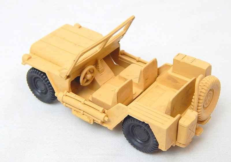 Image 1 of World War 2 Desert Willys Style Plastic Army Jeep