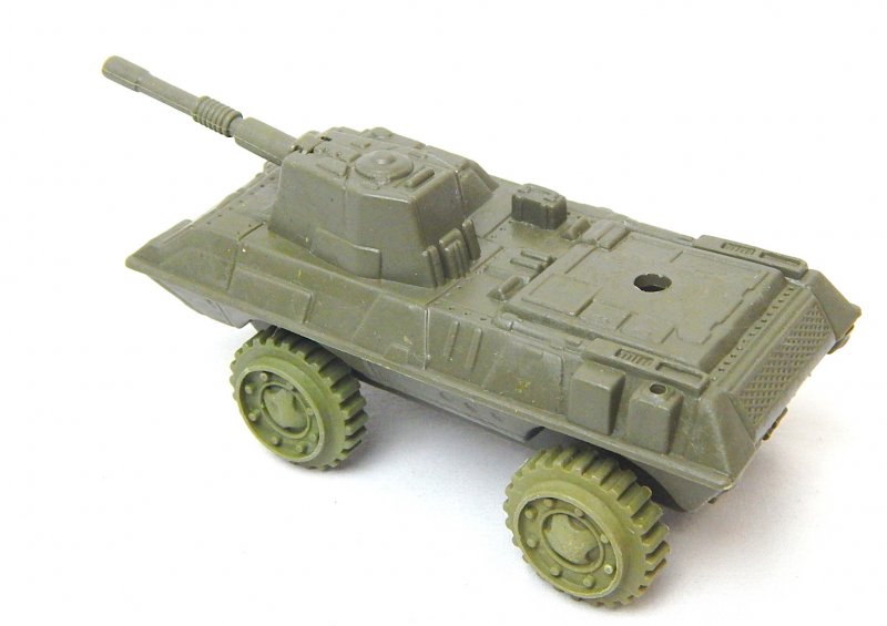 Image 1 of Modern Style 4 wheeled Green Plastic Armored APC Car