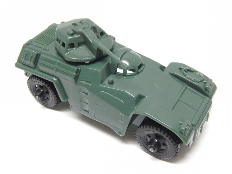 Image 0 of Timmee Processed Plastic Green Army Armored Car (pre-owned)