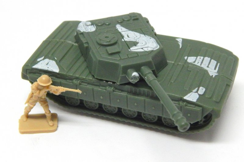 Image 0 of Abrams Style HO Green Plastic U.S. Army Modern Tank