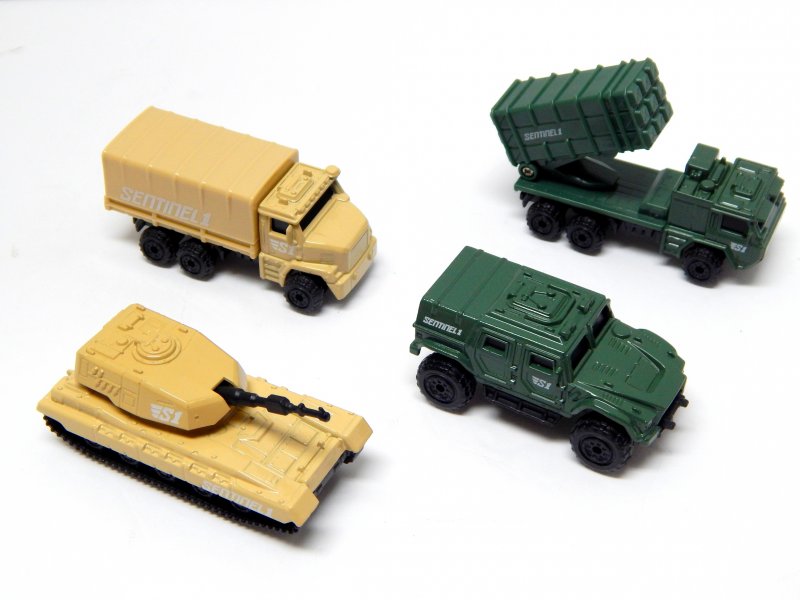 Image 0 of True Heroes Sentinel 1 1/64 Military Vehicles 4 Piece Set