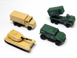 True Heroes Sentinel 1 1/64 Military Vehicles 4 Piece Set