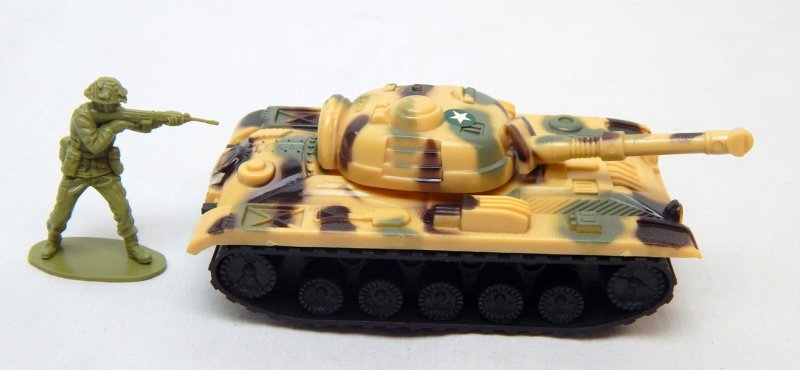 Image 2 of Russian Style T-54 Desert Camo Plastic Tank