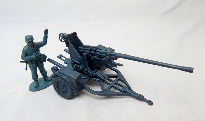 Wwii German Style Grey 20mm Anti Tank Cannon