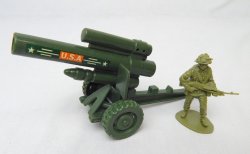 US Army 155mm Howitzer Style Plastic Heavy Artillery Cannon