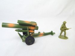 US Army 155mm Style Howitzer Camo Hard Plastic Cannon