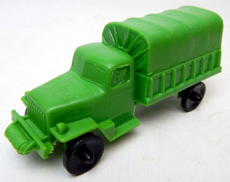 Image 0 of U.S. Army Green Plastic Troop Truck Lido Style