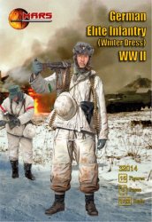 Mars 1/32 WWII German Elite Infantry Winter Dress Soldiers Set 32014