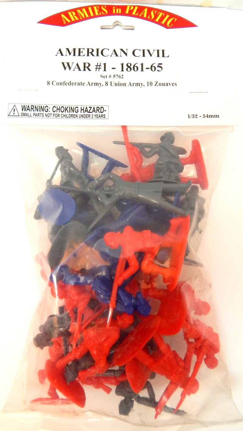 Image 0 of Armies In Plastic American Civil War #1 Set 5762 Soldiers Set