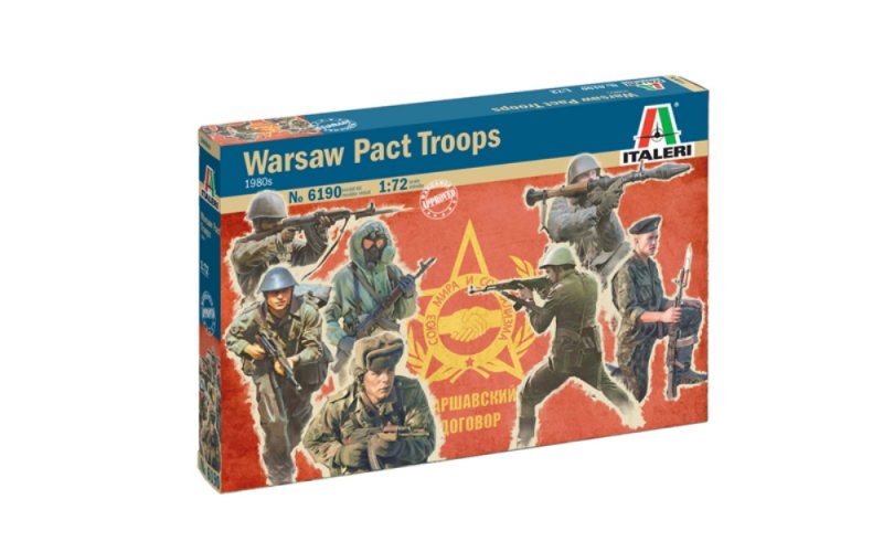 Image 0 of Italeri 1/72 Warsaw Pact Troops 1980's Soldiers Set 6190 