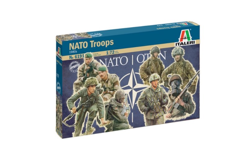 Image 0 of Italeri 1/72 NATO Troops 1980's Soldiers Set 6191