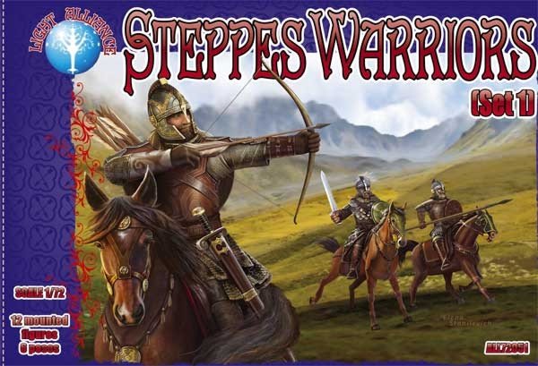 Image 0 of Dark Alliance 1/72 Steppes Warriors Mounted Set 1 75051