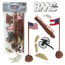 BMC Toys 54mm American Civil War Battlefield Accessories Set