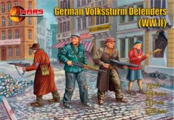 Mars 1/72 WWII German Volksstrum Defenders Figures Set 72117