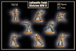 Mars 1/72 World War II German Luftwaffe Field Division Set 72110