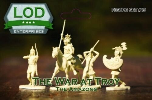 Image 0 of LOD 1/32 54mm THE AMAZONS Fantasy Plastic Women Figures Set 15