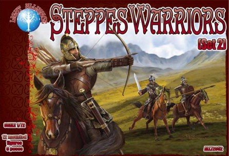 Image 0 of Dark Alliance 1/72 Steppes Warriors MTD Set 2 Figures Set 72052