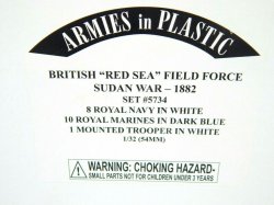 Armies In Plastic 1/32 British Red Sea Field Force Sudan War Combo Set 5734