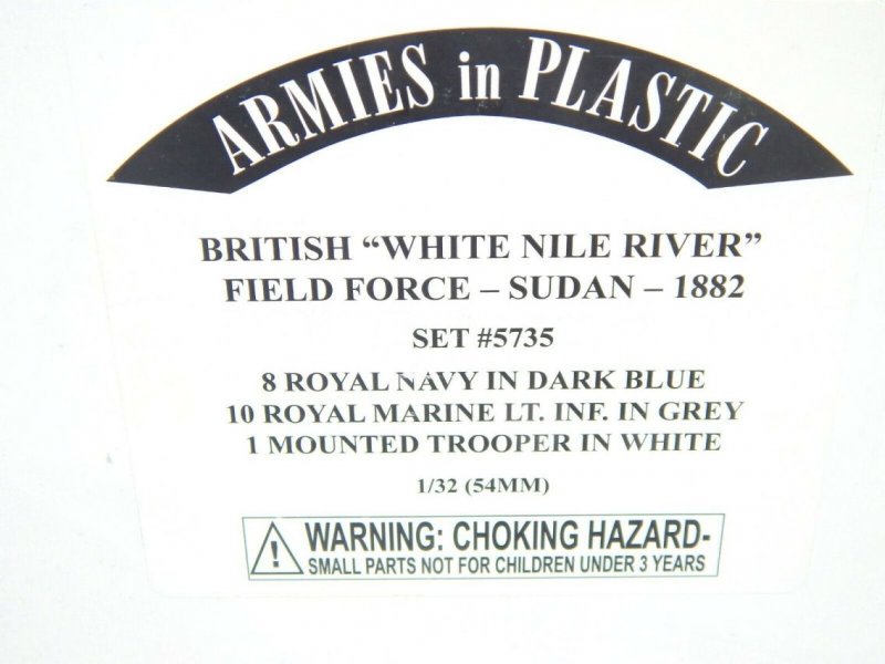 Image 0 of Armies In Plastic 1/32 British White Nile River Field Force Sudan 1882 Set 5735