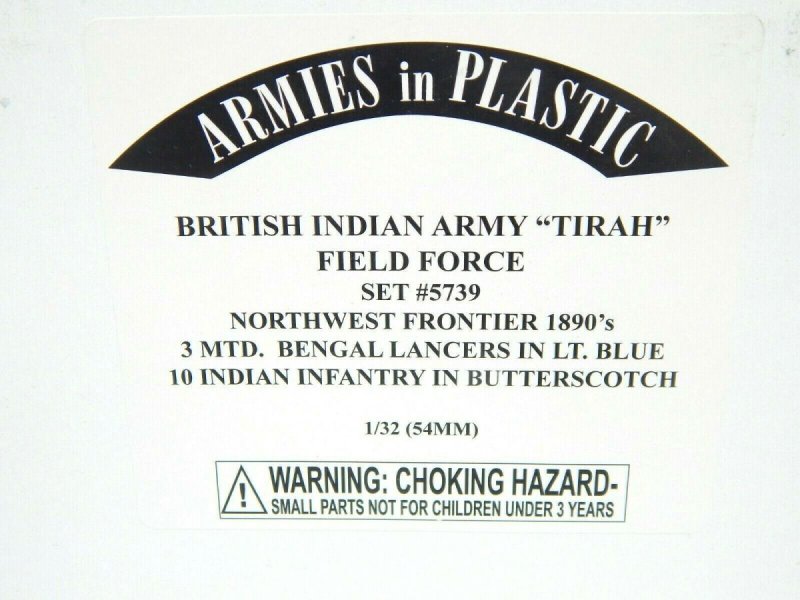 Image 0 of Armies In Plastic 1/32 British Indian Army Tirah Field Force 1890s Set 5739