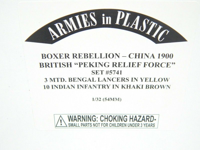 Image 0 of Armies In Plastic 1/32 Boxer Rebellion China 1900 British Peking Relief Set 5741