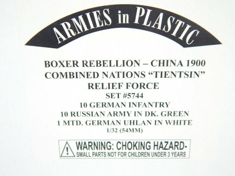 Image 0 of Armies In Plastic 1/32 Boxer Rebellion China 1900 Combine Nation Relief Set 5744