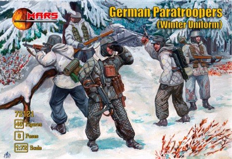 Image 0 of Mars 1/72 World War II German Paratroopers Winter Uniform Set 72121