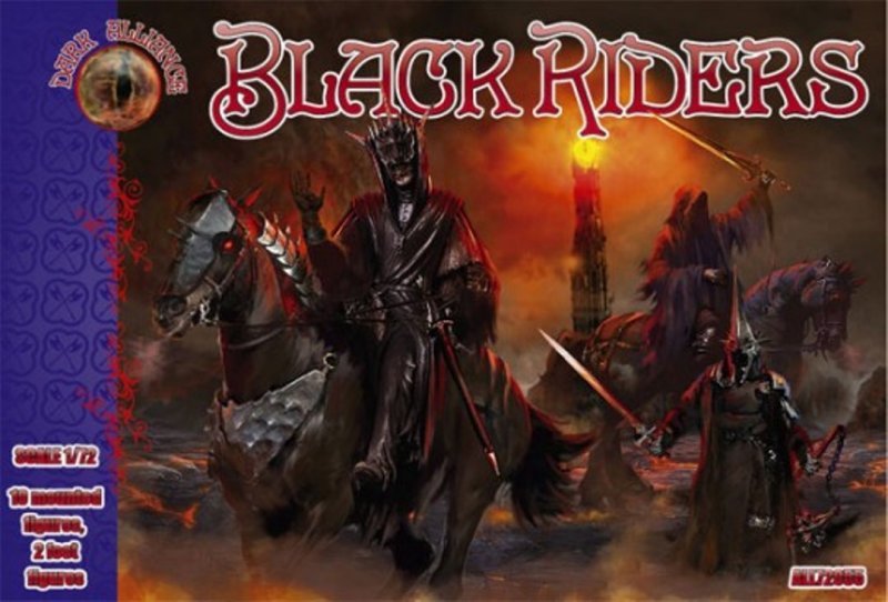 Image 0 of Dark Alliance 1/72 Fantasy Dark Riders LOTR Figures Set 75055