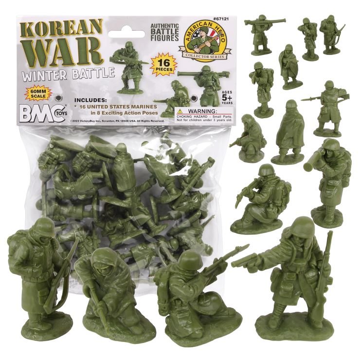 Image 0 of BMC 1/32 Korean War Winter Battle Soldiers Set U.S. Soldiers 67121