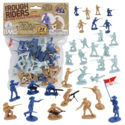 BMC 54mm San Juan Hill Rough Riders & Spanish Figure Playset 40035