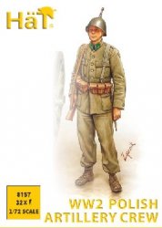 HAT WWII Polish Artillery Crew Figures Set 8157