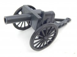 Plastic WWI WWII Style Artillery Cannon