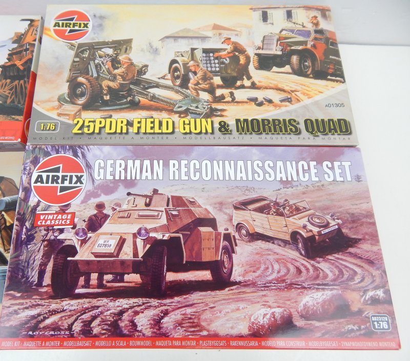 Image 1 of Airfix WWII Africa Campaign Custom Model Kit Bundle Set
