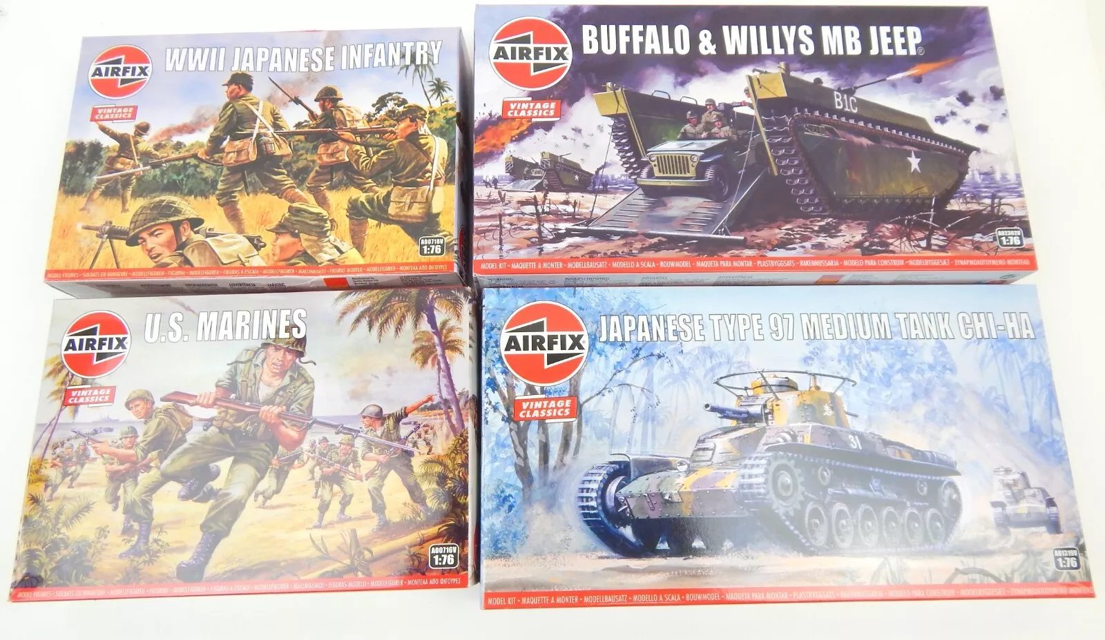 Airifx WWII Pacific Islands Battle Custom Bundle Model Kit Set