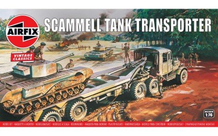 Image 0 of Airfix 1/76 Scammel Tank Transporter Model Kit 2301