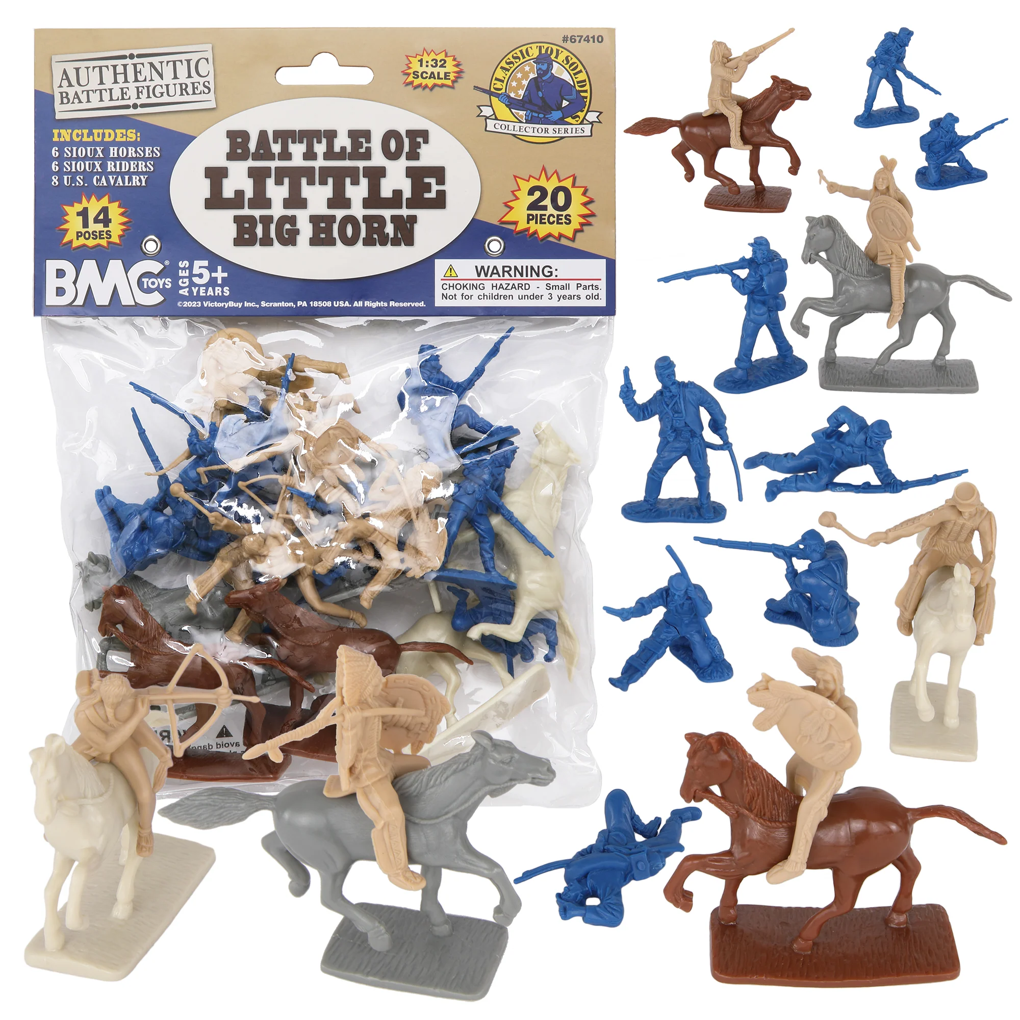 BMC CTS 1/32 Battle Of Little Bighorn Figures Set 67410