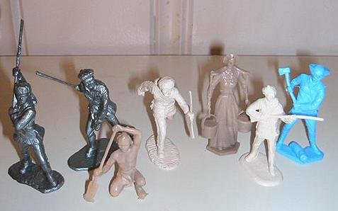 Image 0 of Marx 54mm Pionners In Action 20 Figures Set
