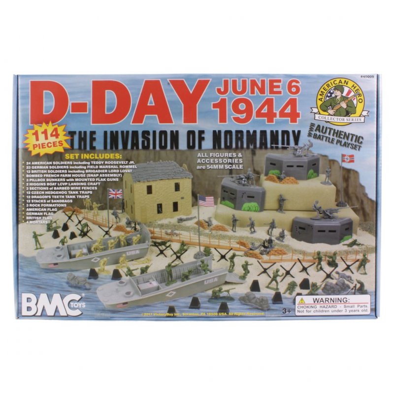 Image 0 of BMC Toys WWII D-DAY Invasion Of Normandy Playset