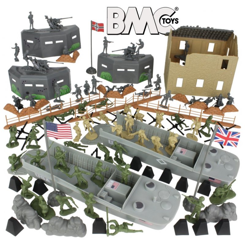 Image 1 of BMC Toys WWII D-DAY Invasion Of Normandy Playset